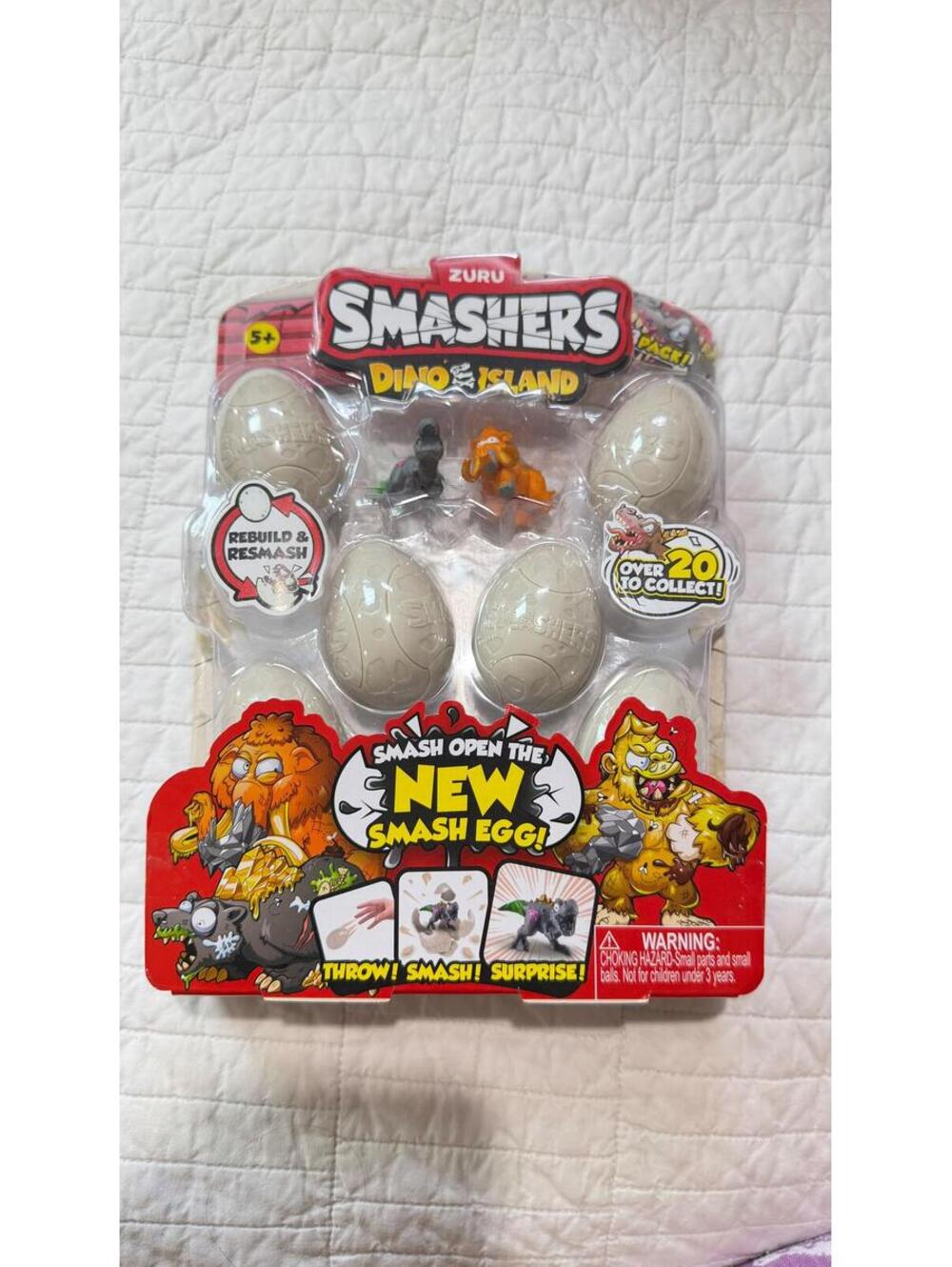 Zuru Smashers Dino Island Pack Smash Eggs, Brand New Factory